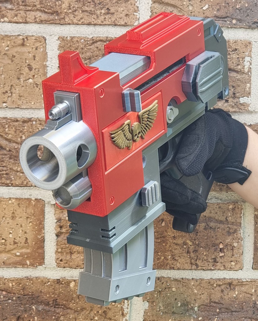 3D Printed Human Scale Bolt Pistols | Azazel's Bitz Box.