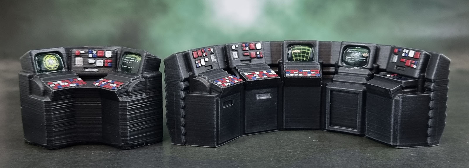 3D Print: Sci Fi - Console Banks and Terminals by Sablebadger