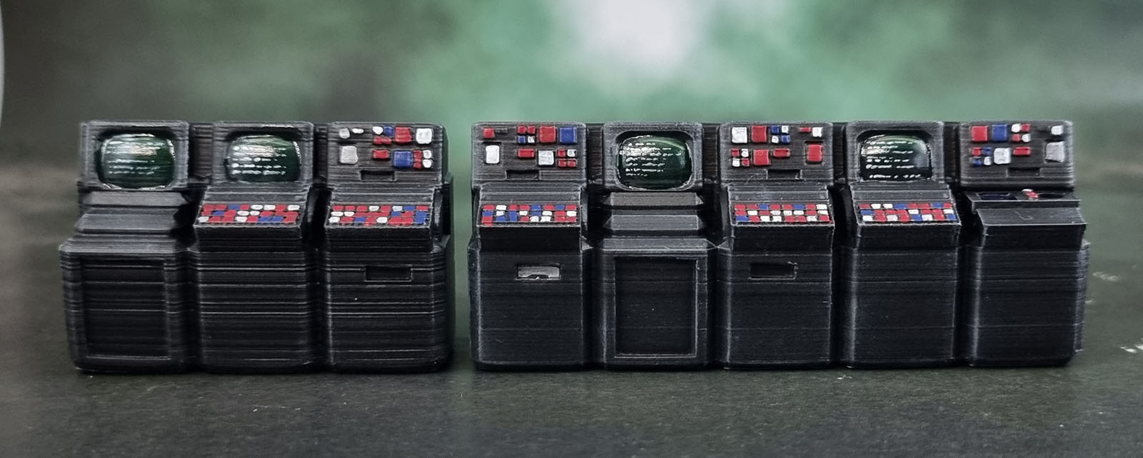 3D Print: Sci Fi - Console Banks and Terminals by Sablebadger