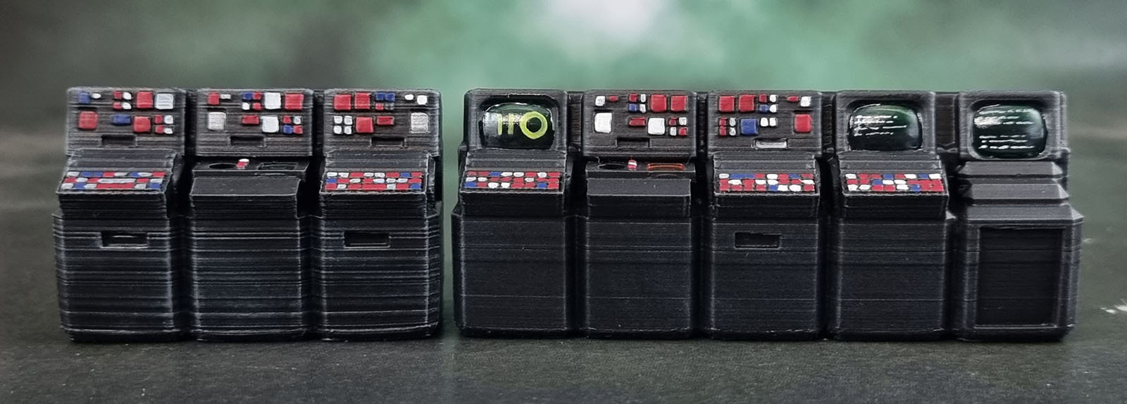 3D Print: Sci Fi - Console Banks and Terminals by Sablebadger