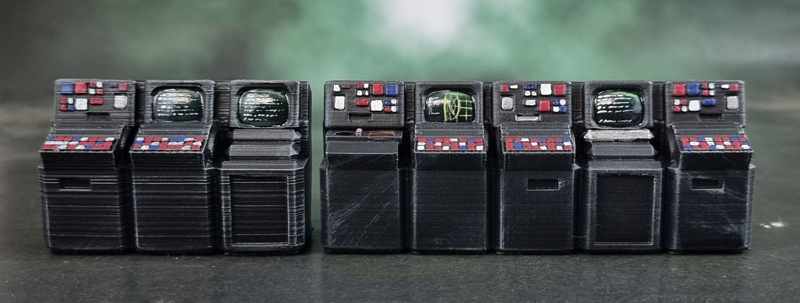 3D Print: Sci Fi - Console Banks and Terminals by Sablebadger
